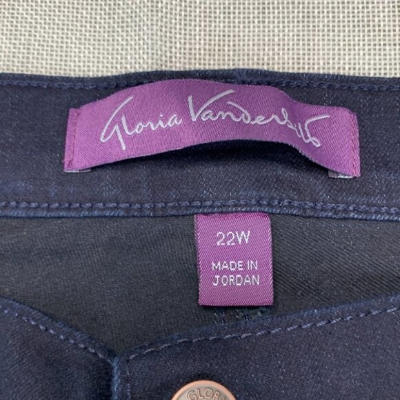 Gloria Vanderbilt Womens Plus Size Amanda Skinny Jeans 22W - Picture 4 of 11
